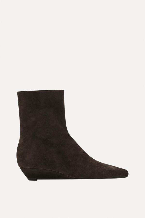 Wedge Heeled Ankle Boots