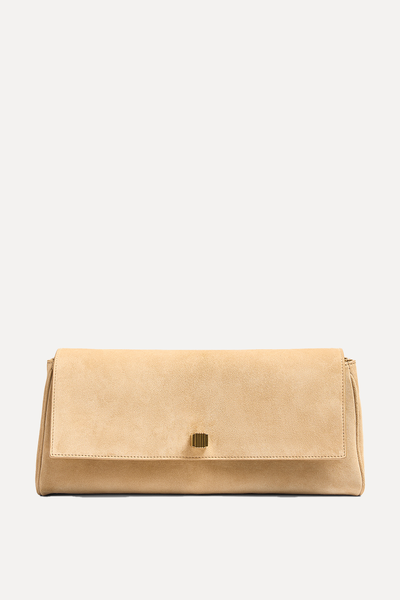 Audrey Suede Clutch from Khaite