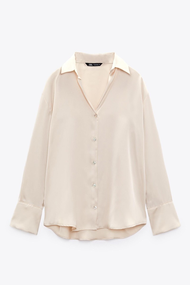 Flowing Satin Shirt