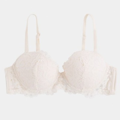 Classic Cotton Lace Bra from Oysho