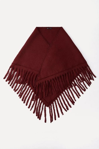 Shawl With Fringes from Zara