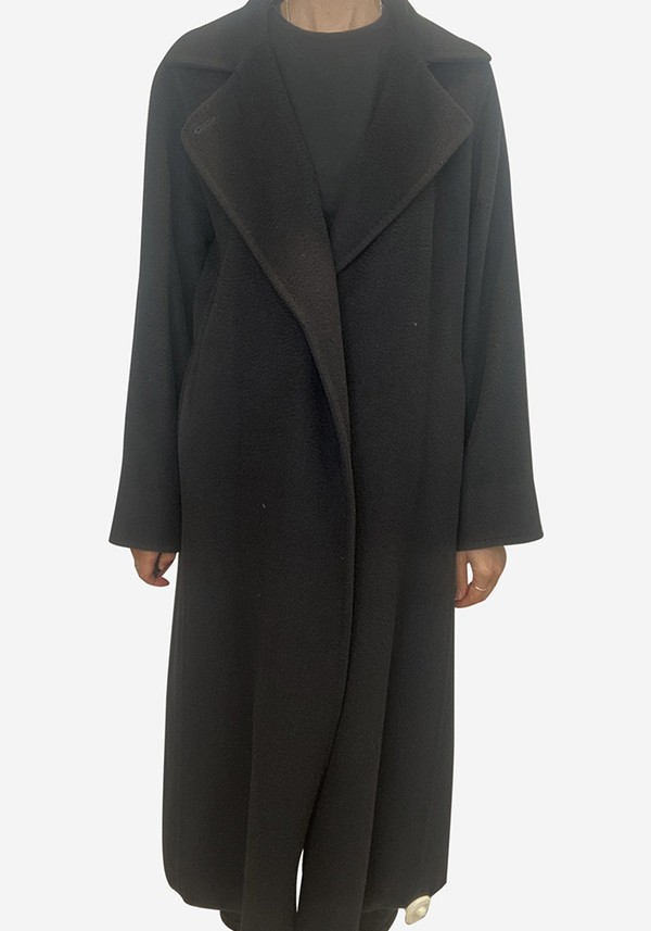 Navy Long Coat from Max Mara