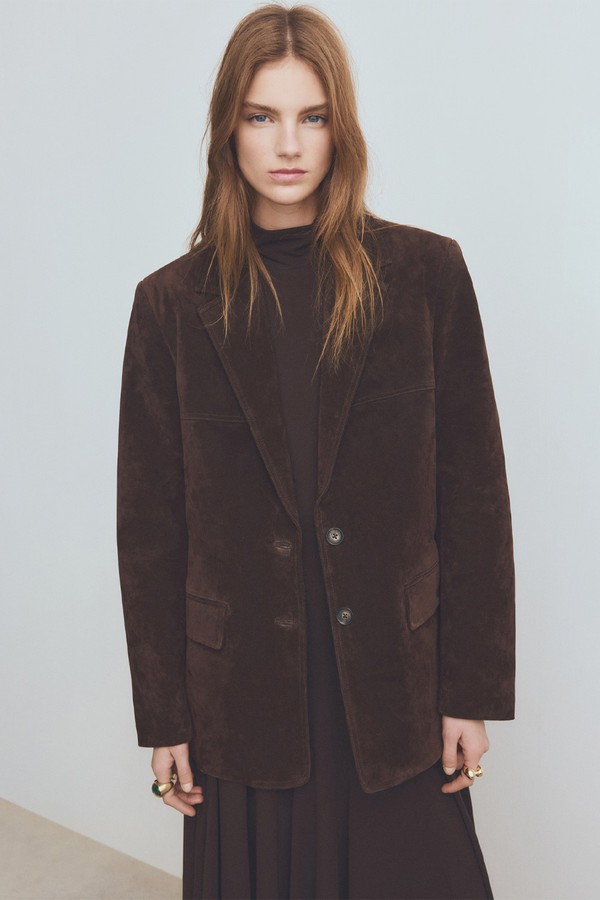 Straight Suede Jacket