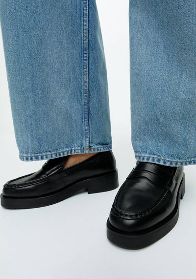 Leather Penny Loafers