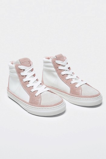 Leather Sneakers from Mango