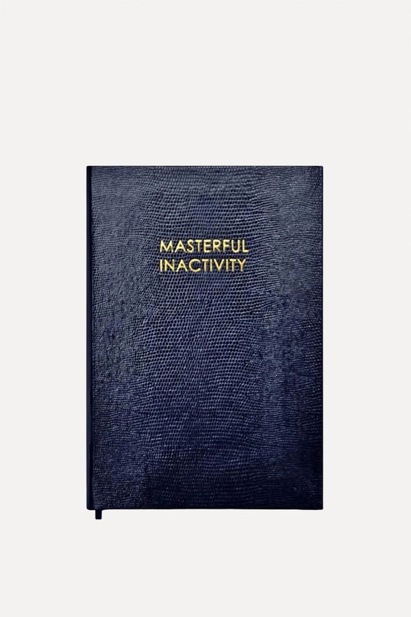 Masterful Inactivity Notebook from Sloane Stationery