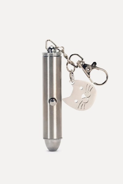 Stainless Steel Cat Laser Pointer from Kikkerland