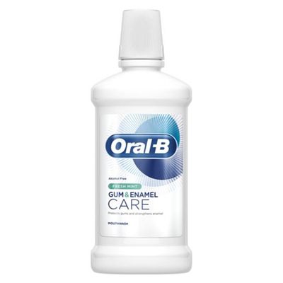 Gum & Enamel Care Fresh Mint Mouthwash from OralB