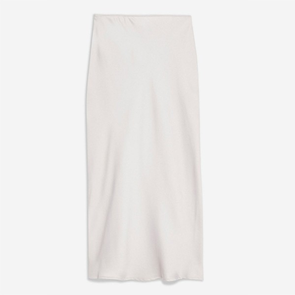 Satin Bias Midi Skirt from Topshop