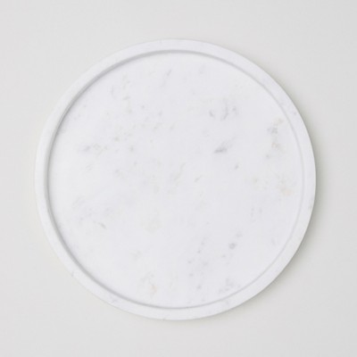 Round White Marble Tray from H&M