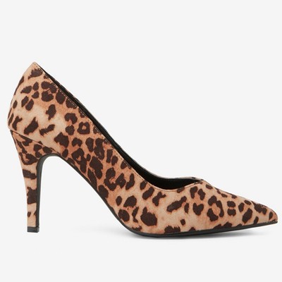 Multicoloured Leopard Print Microfibre Drake Court Shoes