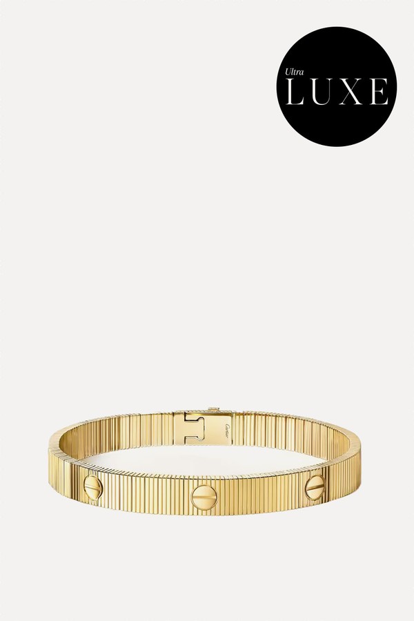 LOVE Unlimited Flexible 18ct Yellow-Gold Bracelet from Cartier