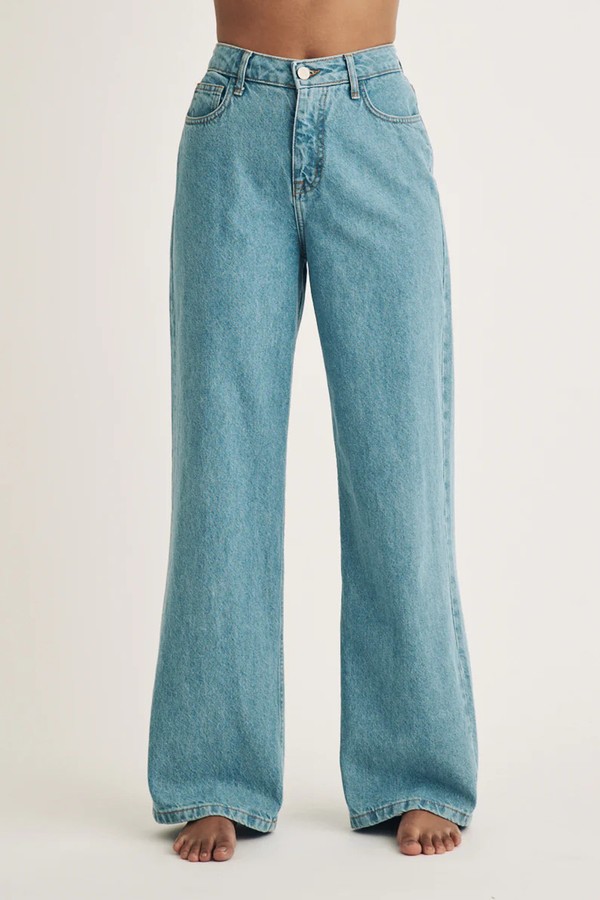 High Rise Wide Leg Jeans