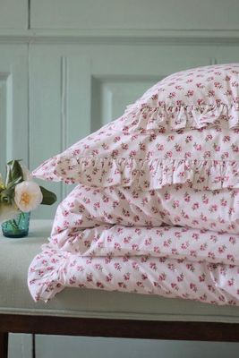 Pink Ditsy Duvet Cover from Sarah K