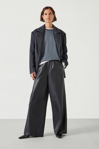 Agatha Leather Pull On Trousers from Hush