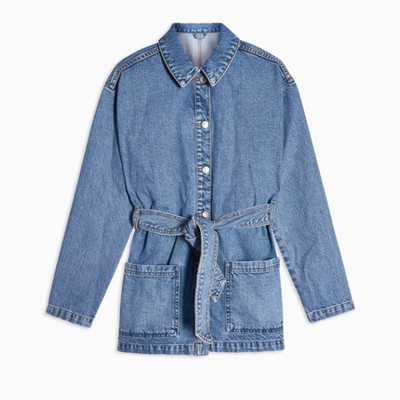 Belted Denim Jacket