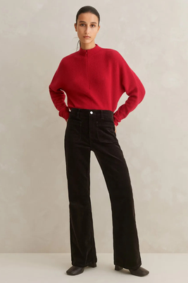 Fine Cord Subtle Flare Trousers from ME+EM