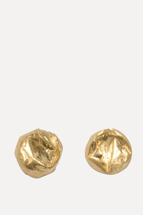 Popped Gold Vermeil Earrings from COMPLETEDWORKS