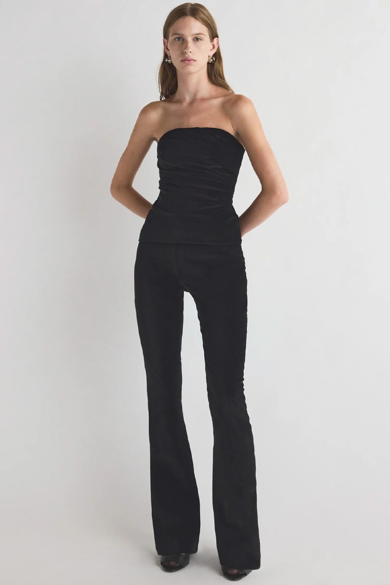 Izel Velvet Bandeau Top from Tove Studio