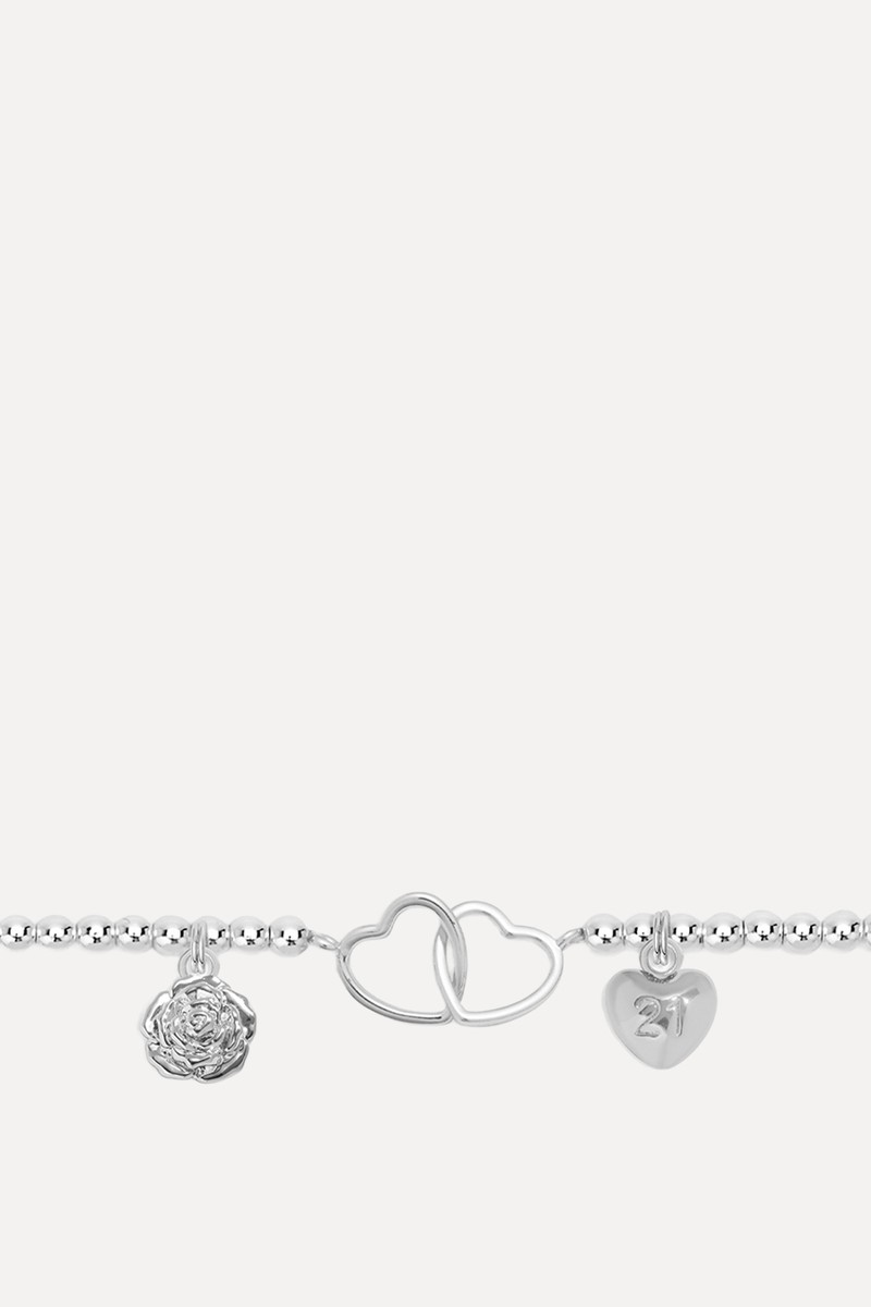 A Little 'Friendship' Bracelet In Silver Plating