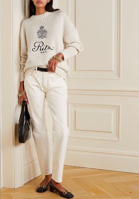 + Ritz Paris Embroidered Cashmere Sweater from FRAME