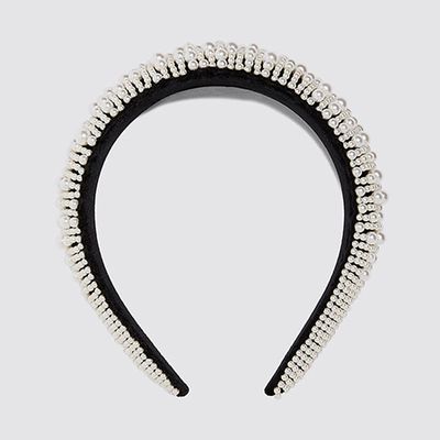 Quilted Pearly Headband from Zara