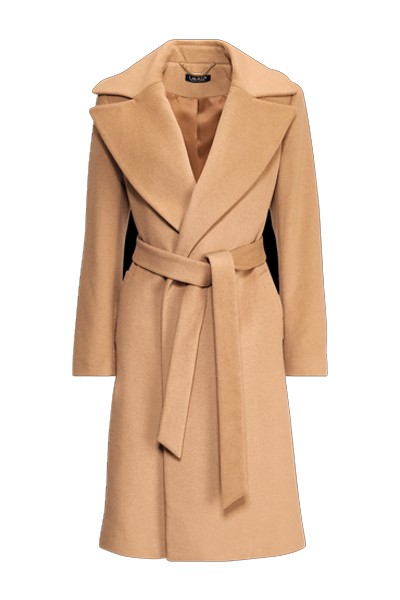 Wool-Cashmere Belted Coat