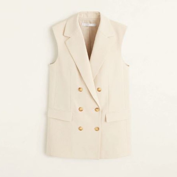 Double-Breasted Gilet from Mango