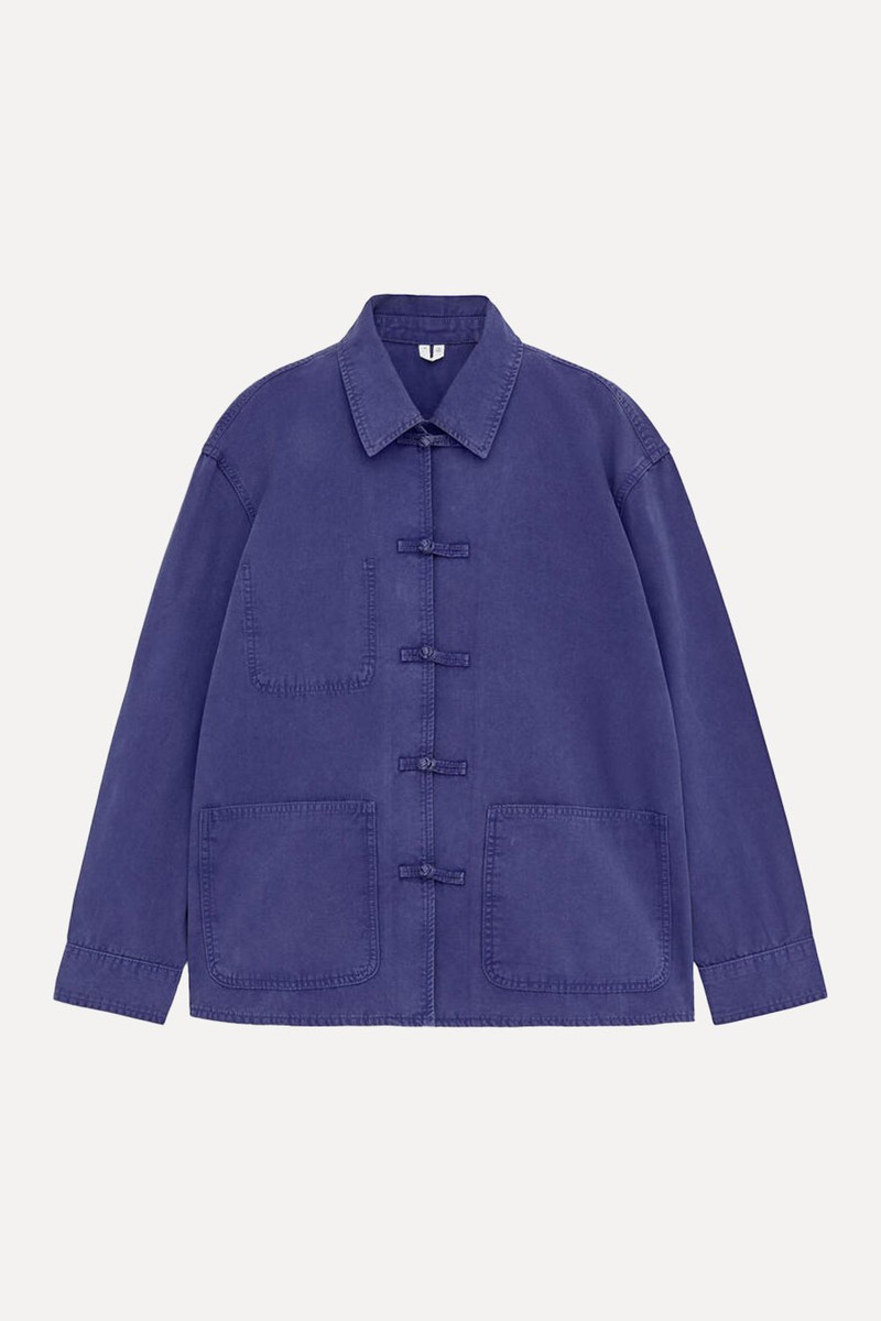 Knot-Button Overshirt