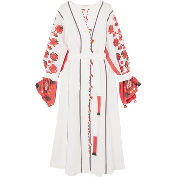 Embroidered Linen Dress from Eres
