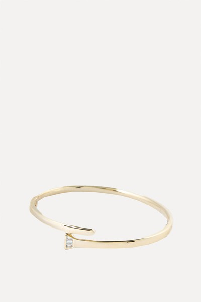 The Lucky One Gold & Diamond Bangle