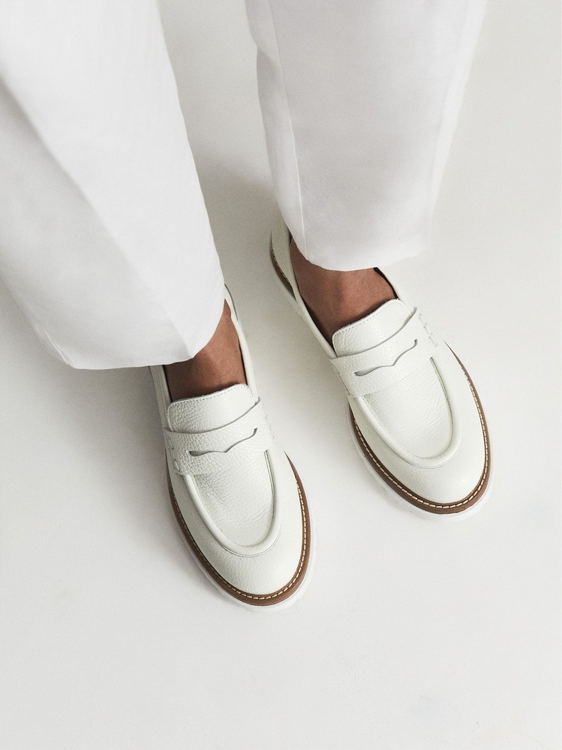 Beckton Leather Loafers from Reiss