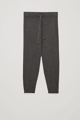 Cashmere Drawstring Trousers from Cos