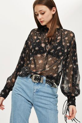 Gypsy Sheer Blouse from Topshop