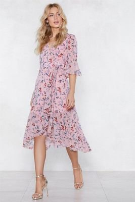 Spring the Fun Wrap Dress from Nasty Gal