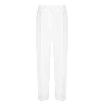 Darted 100% Linen Jogging Fit Trousers from Massimo Dutti