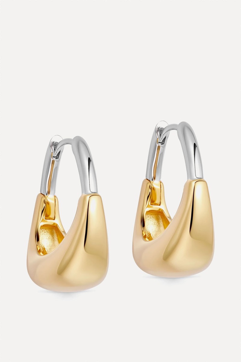 Chunky Aurora U-Hoop Earrings from Astley Clark