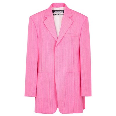 La Veste Homme Neon Pink Blazer from JACQUEMUS