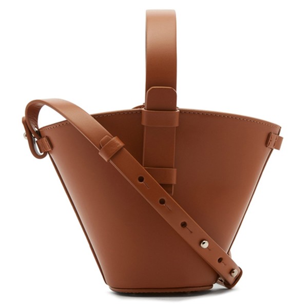 Nelia Mini Leather Bucket Bag from Nico Giani
