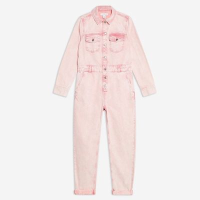 Acid Wash Boiler Suit from Topshop