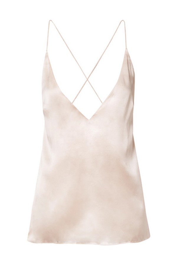 Silk-Charmeuse Camisole from Cami NYC