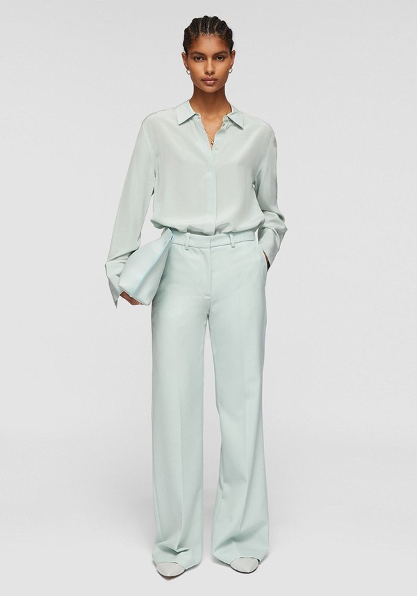 Soft Wool Granite Morissey Trousers from Joseph