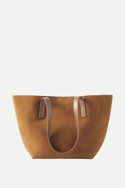 Easton Medium Leather-Trimmed Suede ToteLoeffler Randall from Loeffler Randall