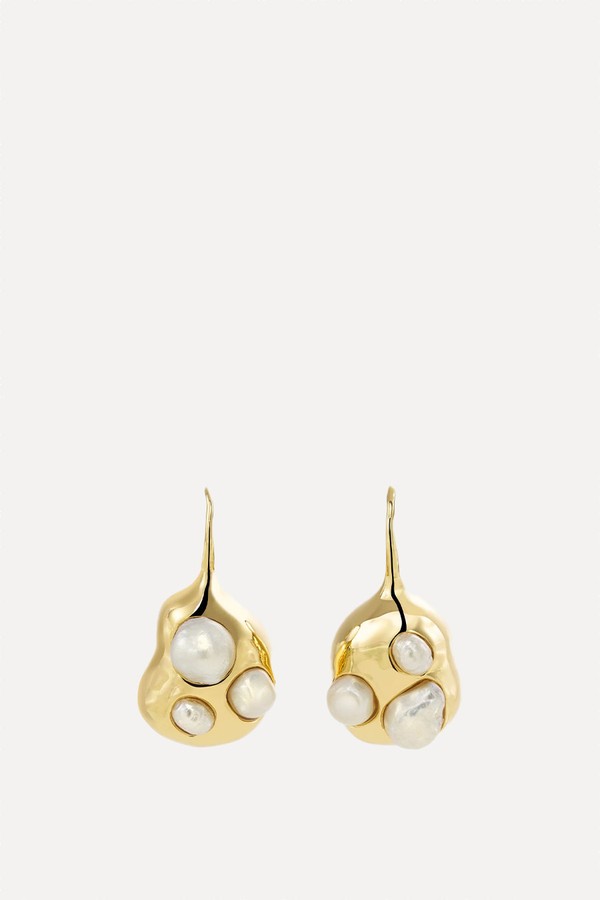 Sculpted Drop Earrings