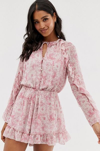 Flora Rosa Playsuit from All Saints