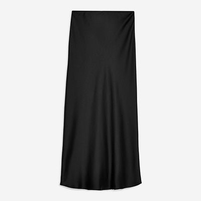 Tall Satin Bias Midi Skirt from Topshop