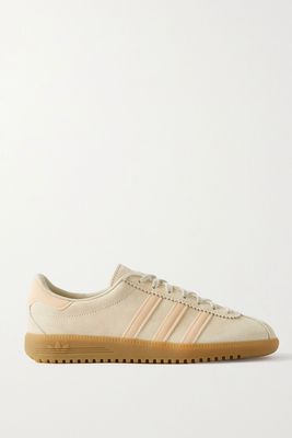 Bermuda Leather-Trimmed Suede Sneakers from adidas Originals