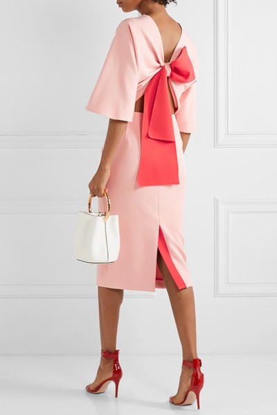 Bow Crepe De Chine Dress from Roksanda