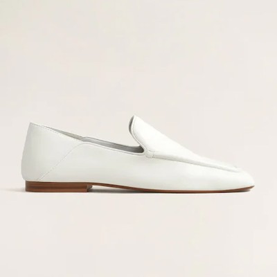 Slingback Leather Shoes from Mango