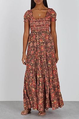 Getaway Floral-Print Cotton Maxi Dress from Free People